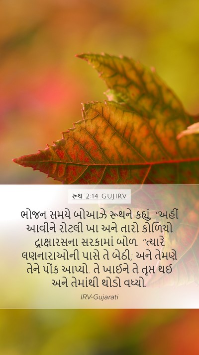 રૂથ 2:14 GUJIRV Bible Verse Image