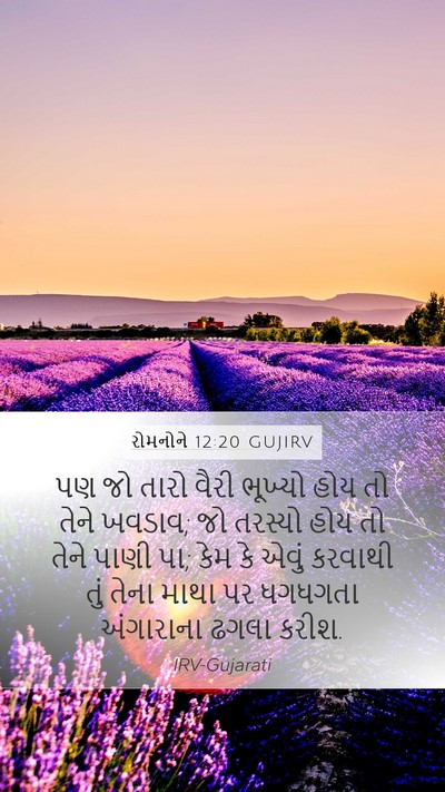 રોમનોને 12:20 GUJIRV Bible Verse Image