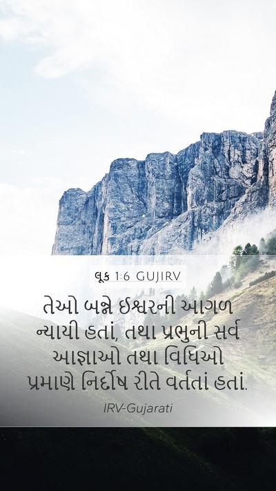લૂક 1:6 GUJIRV Bible Verse Image