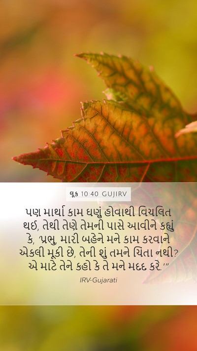 લૂક 10:40 GUJIRV Bible Verse Image