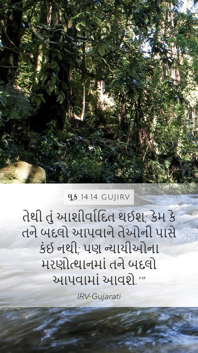 લૂક 14:14 GUJIRV Bible Verse Image