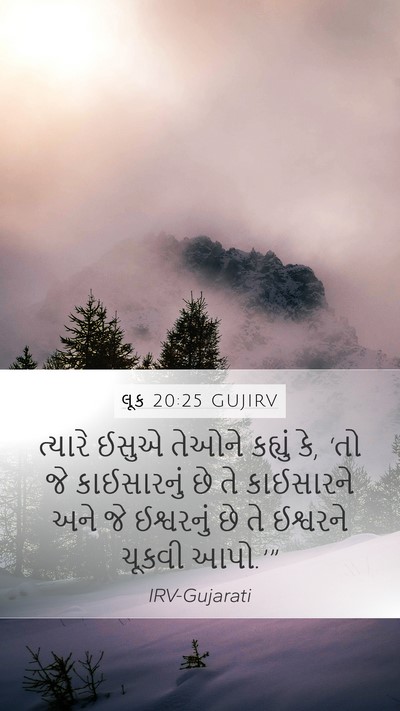લૂક 20:25 GUJIRV Bible Verse Image