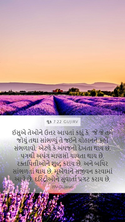 લૂક 7:22 GUJIRV Bible Verse Image