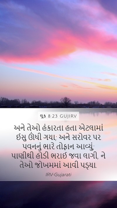 લૂક 8:23 GUJIRV Bible Verse Image