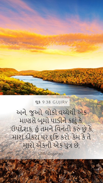 લૂક 9:38 GUJIRV Bible Verse Image