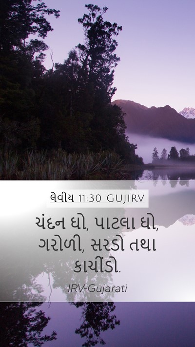 લેવીય 11:30 GUJIRV Mobile Phone Wallpaper - ચંદન ઘો, પાટલા ઘો, - Mobile Bible Verse Wallpaper