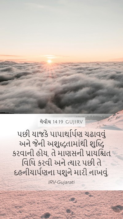 લેવીય 14:19 GUJIRV Bible Verse Image