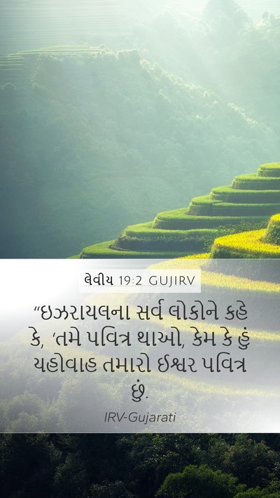 લેવીય 19:2 GUJIRV Bible Verse Image