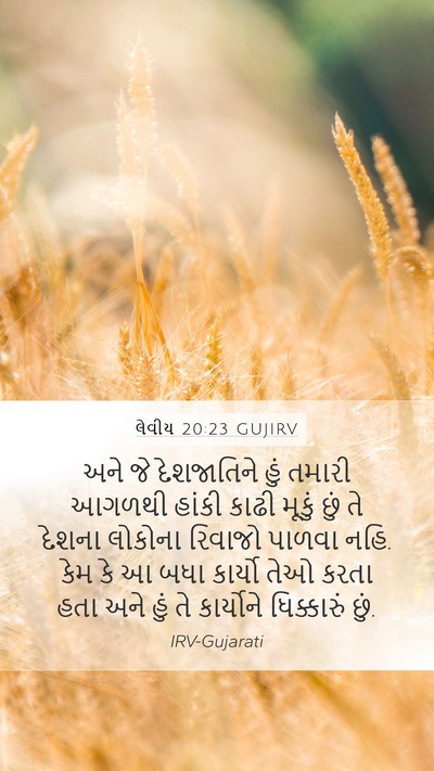 લેવીય 20:23 GUJIRV Bible Verse Image