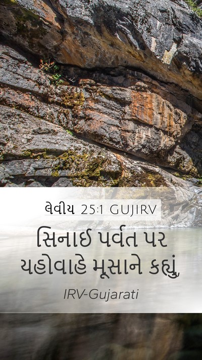 લેવીય 25:1 GUJIRV Bible Verse Image