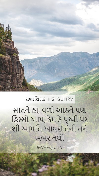 સભાશિક્ષક 11:2 GUJIRV Bible Verse Image