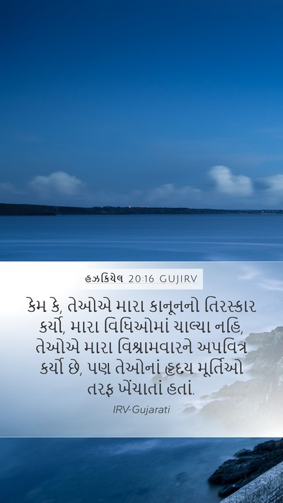 હઝકિયેલ 20:16 GUJIRV Bible Verse Image