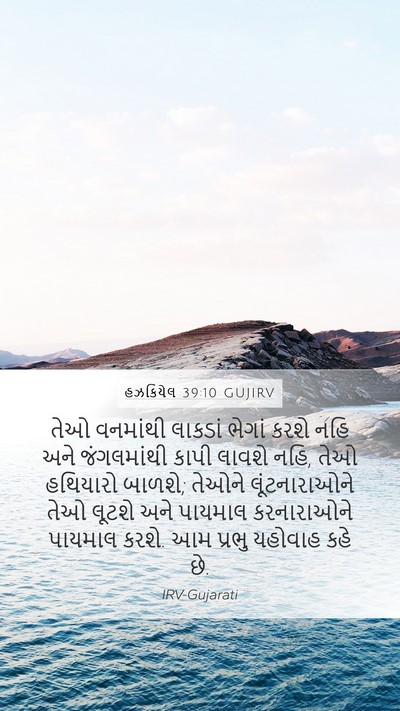 હઝકિયેલ 39:10 GUJIRV Bible Verse Image