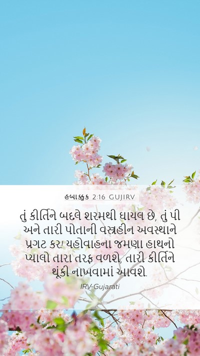 હબાક્કુક 2:16 GUJIRV Bible Verse Image