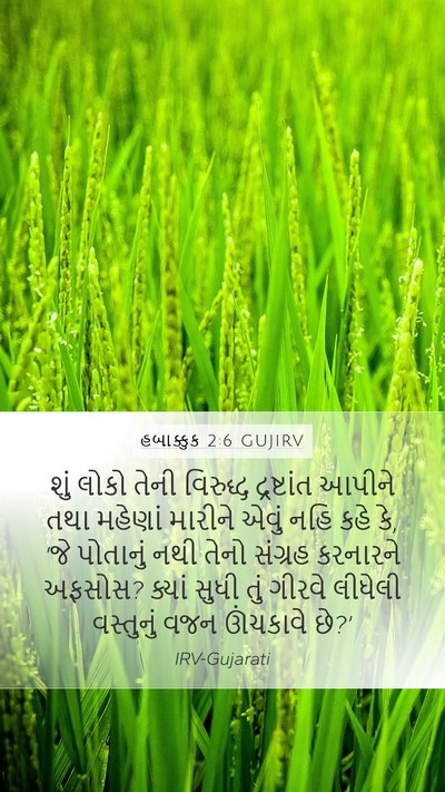 હબાક્કુક 2:6 GUJIRV Bible Verse Image