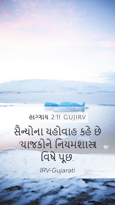 હાગ્ગાય 2:11 GUJIRV Bible Verse Image