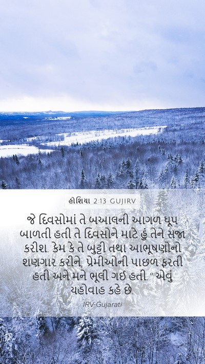 હોશિયા 2:13 GUJIRV Bible Verse Image